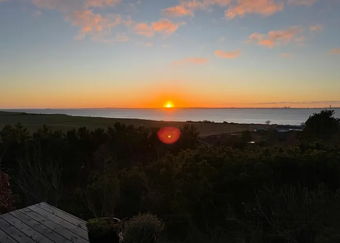 Magical View Over Aarhus Bay 度假居